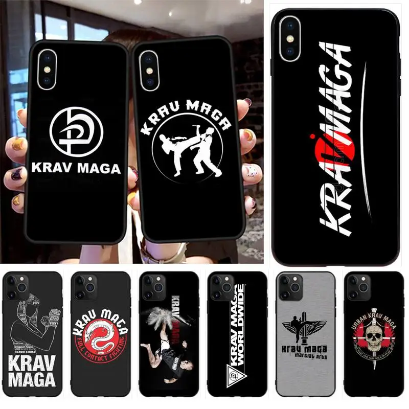 CUTEWANAN Израиль Krav maga чехол для телефона iPhone 11 pro XS MAX 8 7 6 6S Plus X 5S SE 2020 XR чехол|Бамперы| |