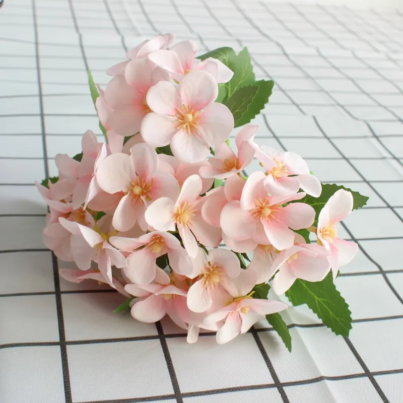 

23cm Artificial Small Apple flowers Imitation Flowers Family wedding decoration Silk simulation Flowers