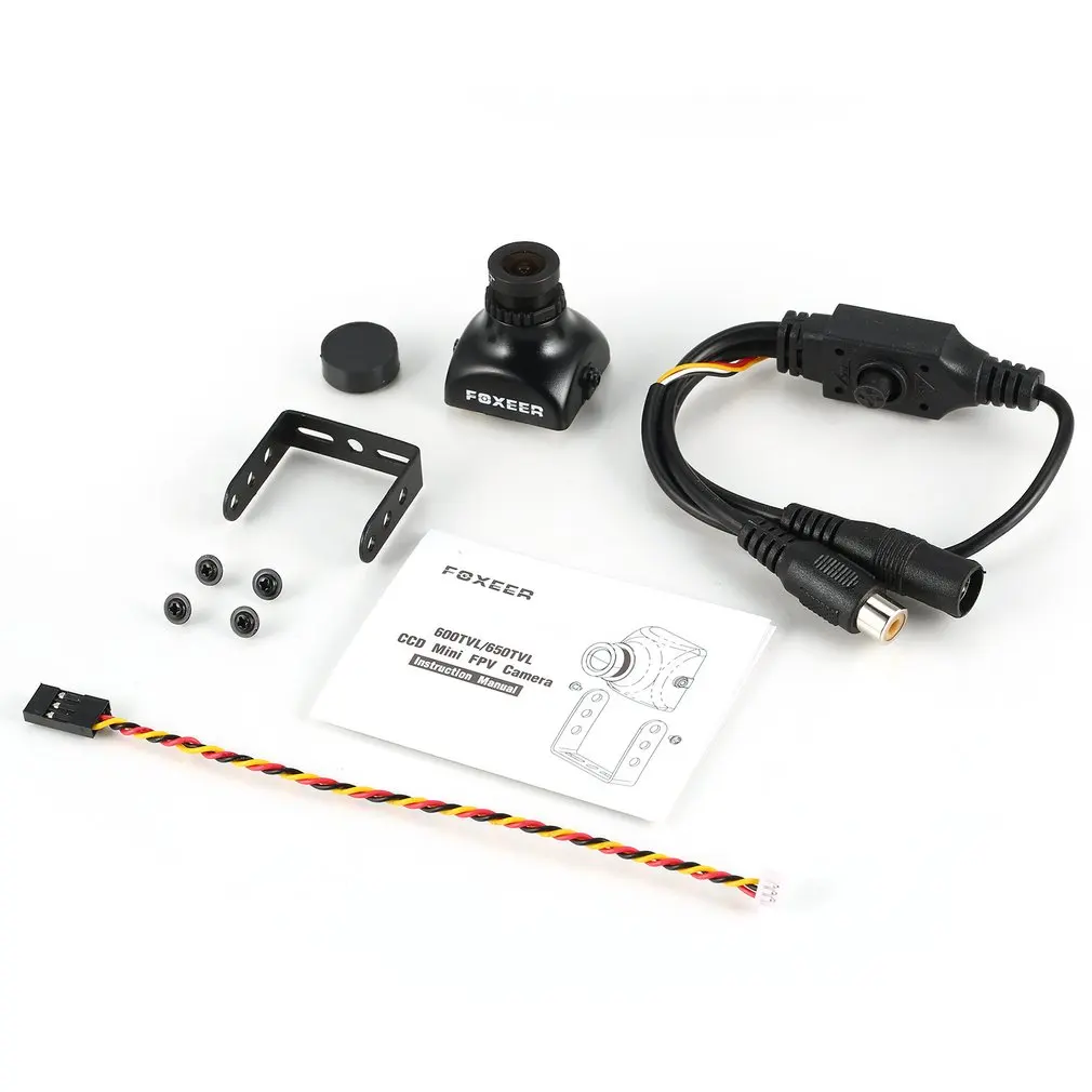 

Foxeer XAT600M/ARROW 600TVL PAL CCD Mini FPV Camera Cam with 2.8mm Lens OSD Menu Backlight IR-block for DIY RC Racing Drone