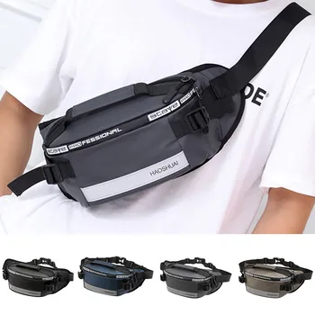 

Aelicy Male Men Waist Bag Pack fashion Casual Functional Money Phone Belt Bag Women Bag for Belt Canvas fanny pack