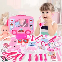 Оригинальная коробка 40/30/25 шт. ролевые игры Доктор игрушка ролевые игры тележка для лекарственных препаратов чехол медицинские инструменты игрушка для Детский подарок