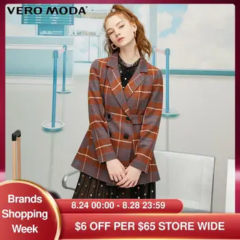 

Vero Moda Women's Vintage Plaid Blazer | 319308587