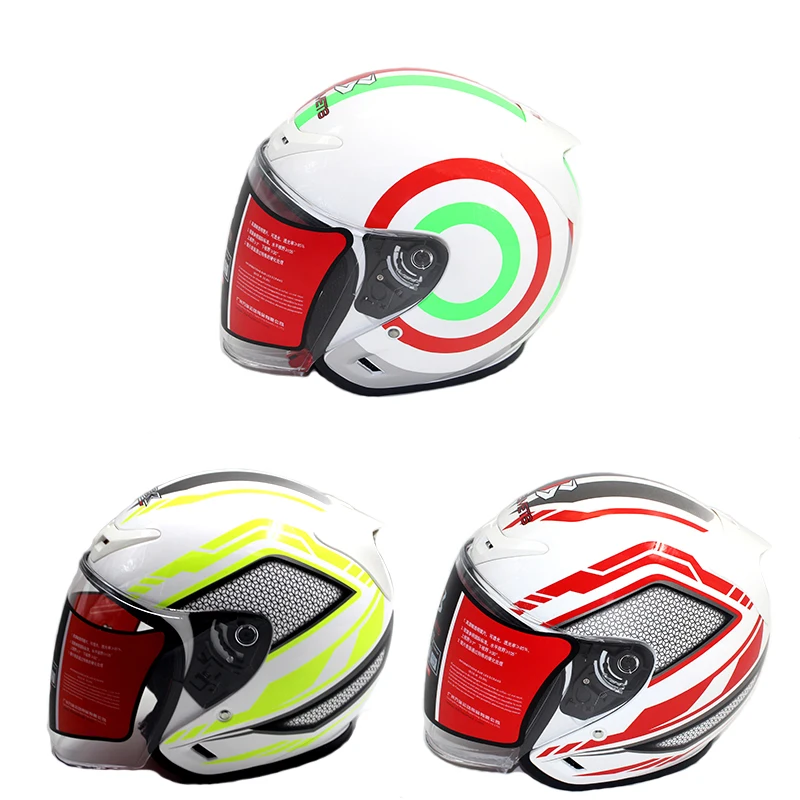 IBK стиль мотоциклетные шлемы Электрический велосипед Скутер Casco шлем унисекс 3/4 лицо анти-УФ Открытый шлем четыре сезона