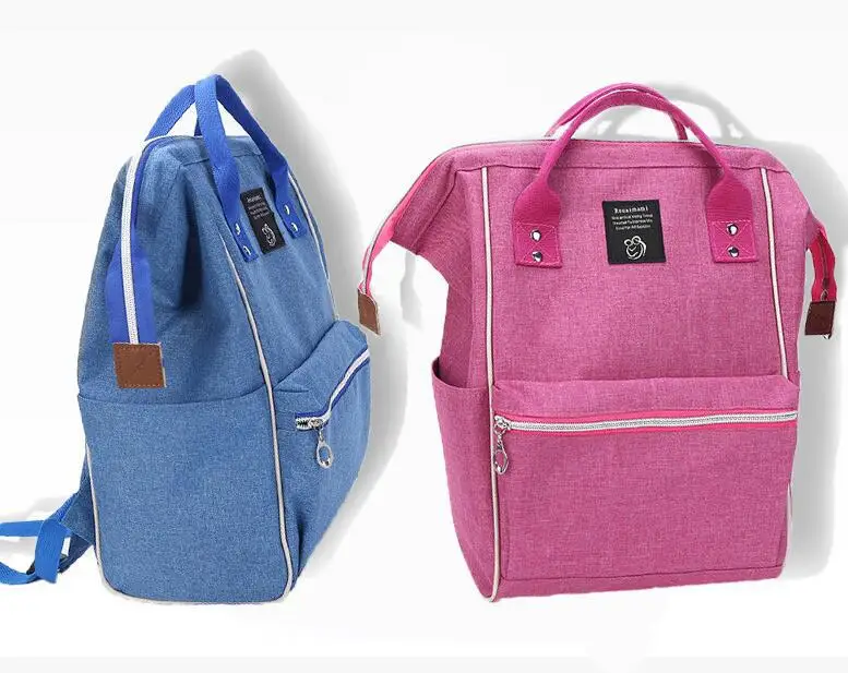

New Style Cotton Linen Skin MOTHER'S Bag Fashion Large Capacity Multi-functional Mummy Bag Nursing Baoma Backpack Fashion