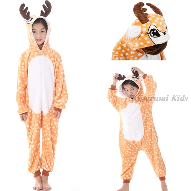 Kigurumi Spider One Piece Hood Pijama Anime Unicorn Onesie Pajamas Winter Jumpsuit Toddler Kids Girls Home Night Wear Boy Pijama nightgowns baby