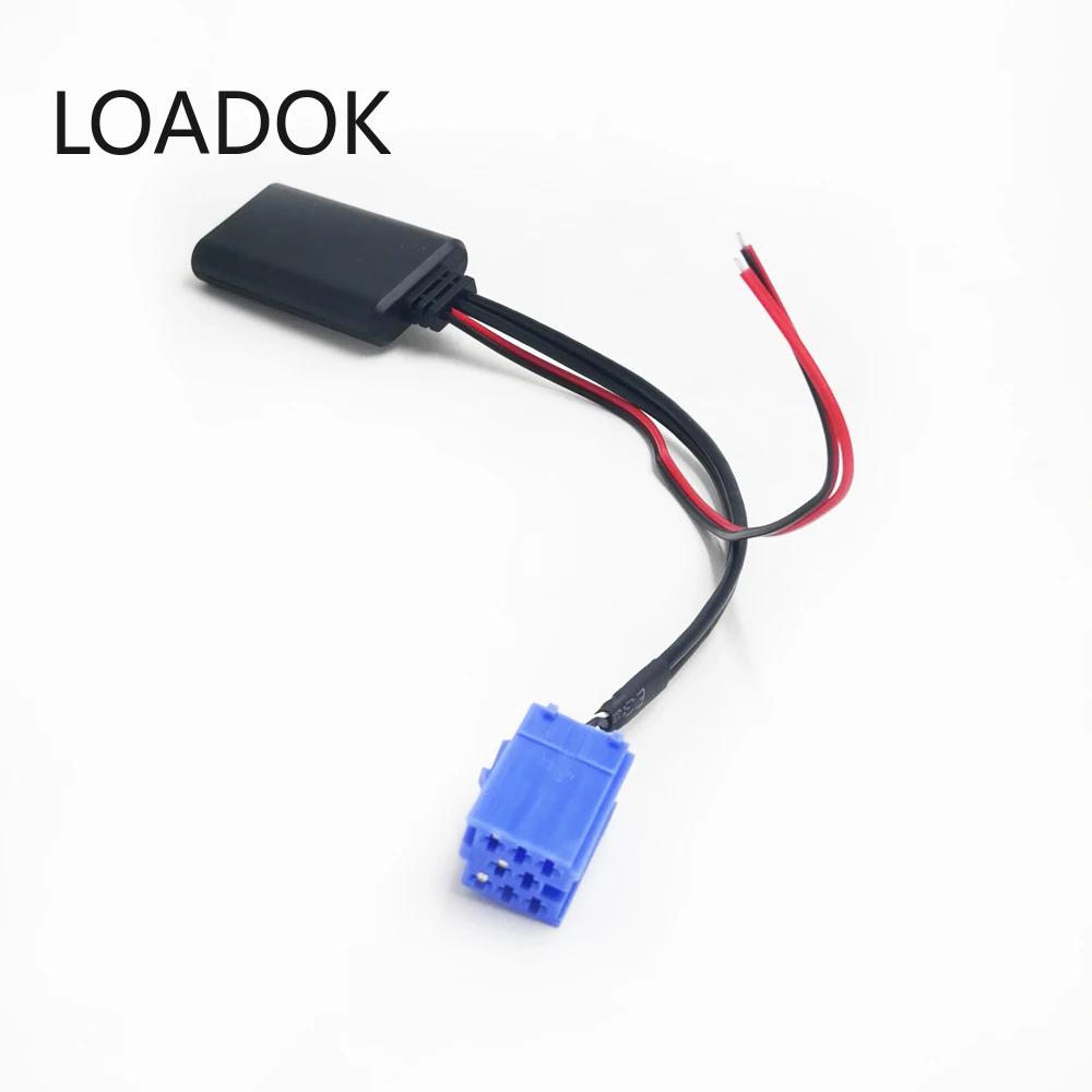 

AUX Line In Bluetooth Adapter Kabel Mini ISO 8Pin Radio Wireless Audio for Volkswagen Blaupunkt Becker VDO Cargador De Bluetooth