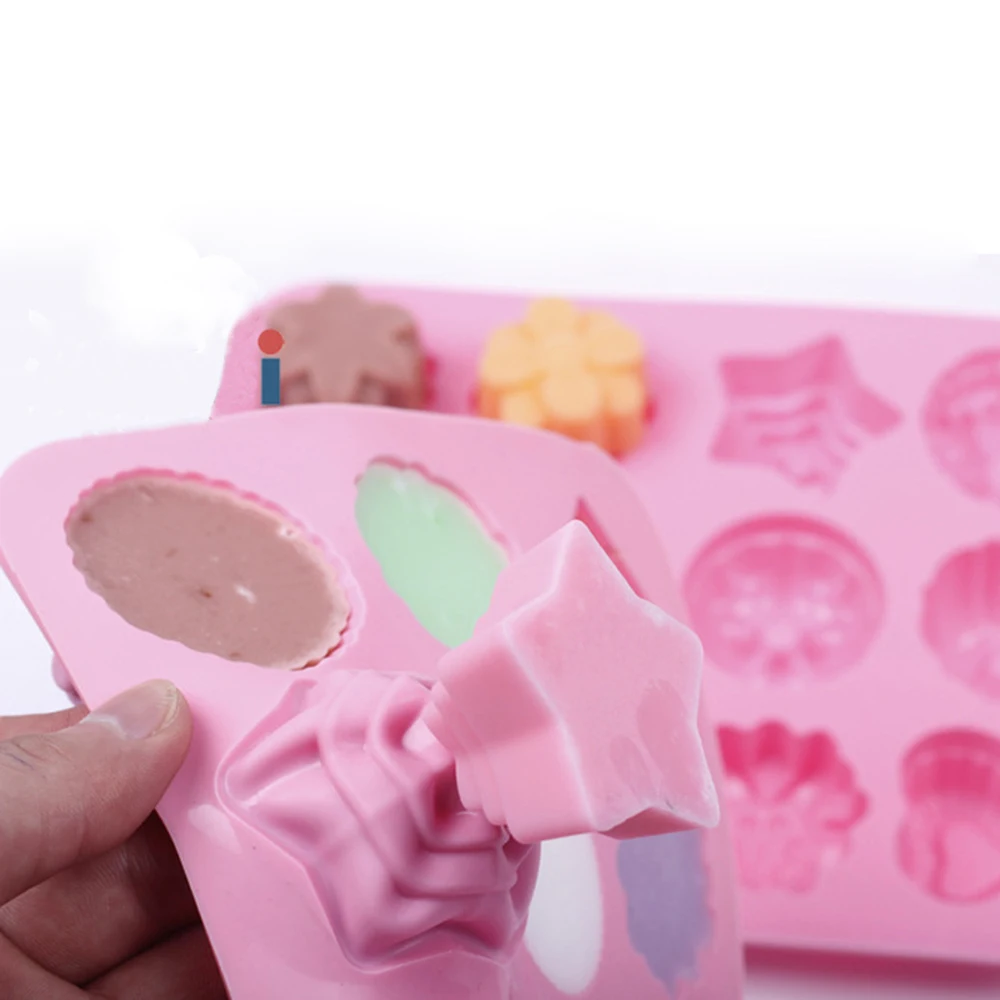 21 отверстия Торт Пресс-формы для выпечки силиконовая форма для мыла, 3D приспособления для шоколада форма для выпекания Формы-лотки для изготовления конфет инструмент "сделай сам" форма для желе ZXH