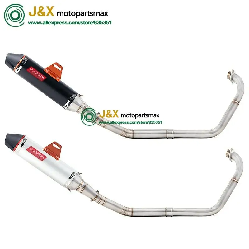 Полная выхлопная система мотоцикла Escape slip on для yamaha YZF R15 MT15 MT-15 2008- средняя труба глушителя DB-Killer