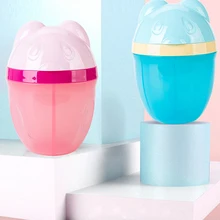 3 Lattice Portable Food Storage Travel Boxes Baby Milk Powder Boxes Cartoon Formula Dispenser Resue Container Case