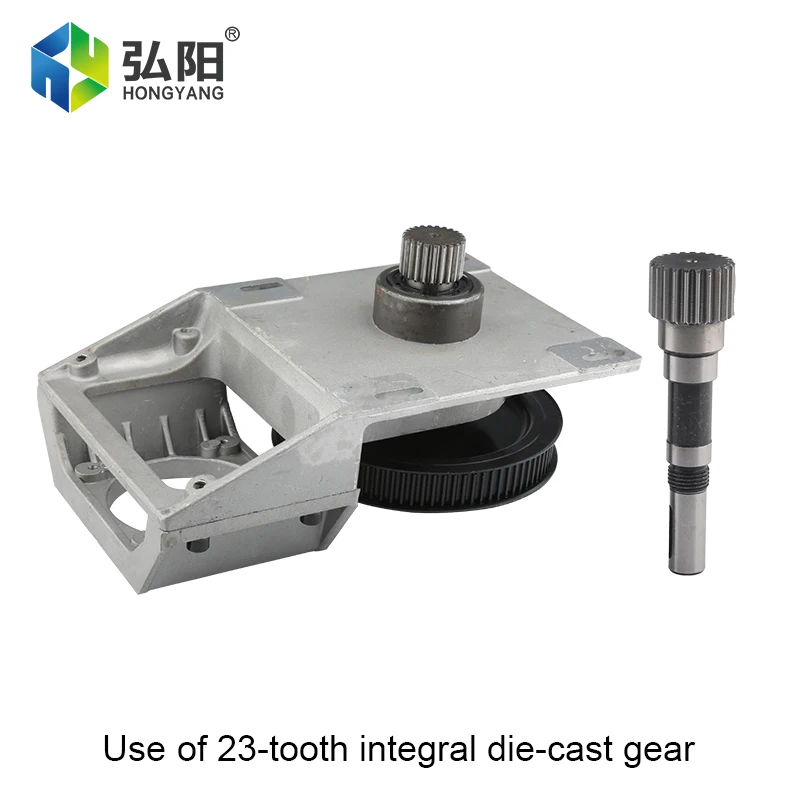1.25mod 모듈러스 기어 박스 기어 샤프트 23개 톱니 직선형 톱니 나선형 톱니 119mm 길이 기어 CNC 목공 조각 부품