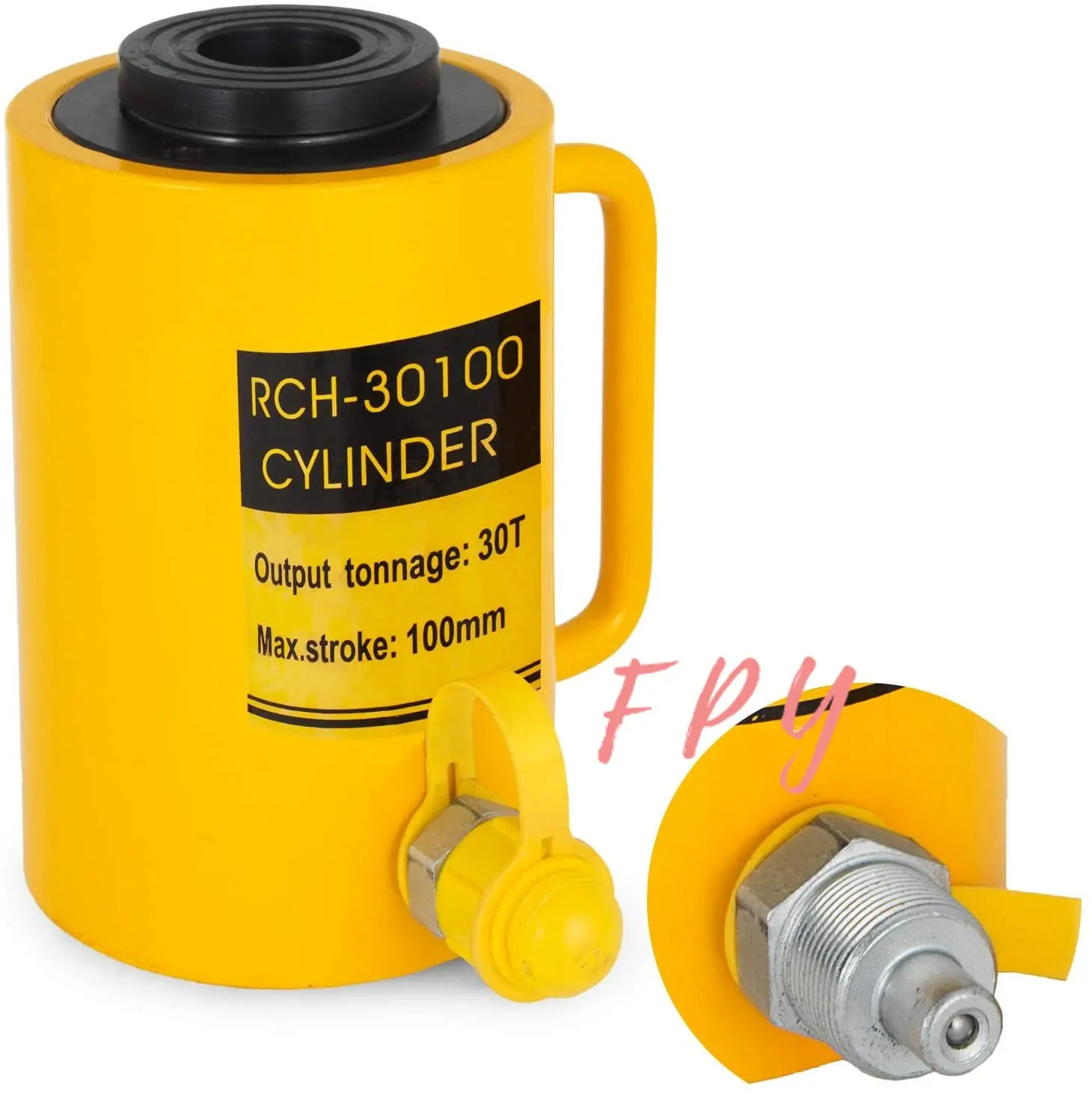 30T4InchHydraulicCylinderJackHollowSingleActingHydraulicRam