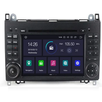 

7"IPS Screen Android 9.0 4+64G Car DVD Player for Mercedes-benz B200 W169 A160 Viano Vito GPS NAVI RADIO BT wifi 3G dvr free map