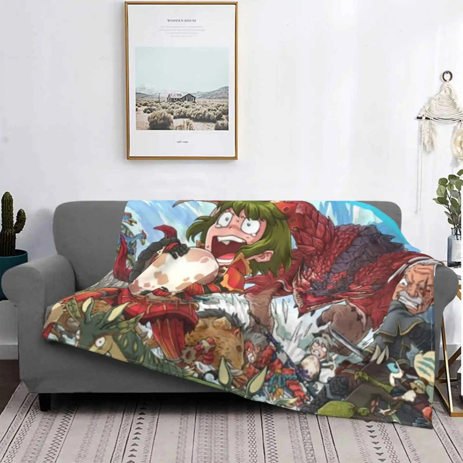Revenge Of The Creative Design Light Thin Soft Flanella Coperta Rat Monster Hunter World Freedom Tri 4G Ultimate