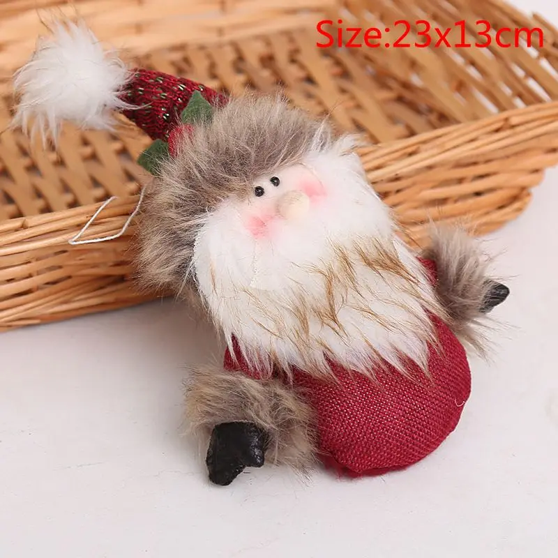 23x13cm A Hoomall Санта-Клаус, лось, снеговик, игрушки, украшения для кукол, подвески на дверь, дерево, детский подарок, новогоднее, Рождественское украшение для дома - Цвет: 23x13cm A