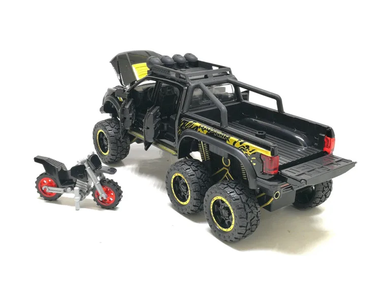 Лидер продаж 1:28 литая модель внедорожника FORD RAPTOR металлическая автомобиля