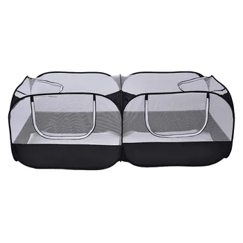 

Foldable Cage Fence Tent Portable Breathable for Chick Rabbit Small Pet Outdoor HKS99