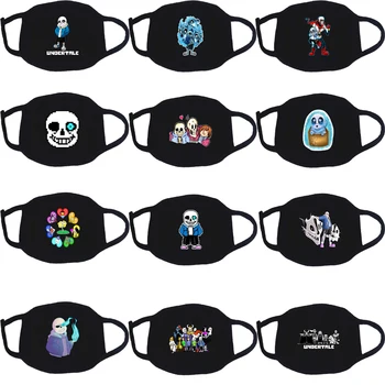 

1pcs Undertale Adult Cotton Face mask Sans face Mouth reutilizable washable Anti-dust Dustproof Cover Anti Pollution Adult game