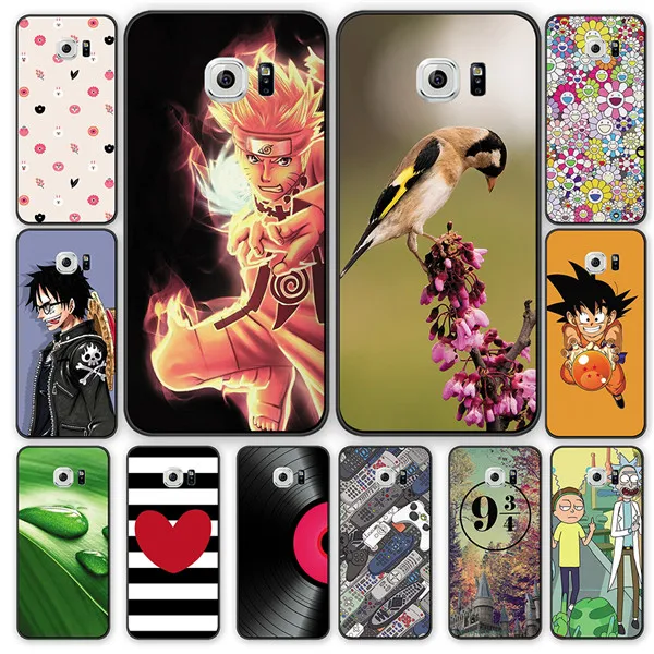 Newest Cute Silicone TPU Phone Case For Samsung S6edge S7edge Flower Animal soft back Cover Galaxy S8plus S9plus | Мобильные