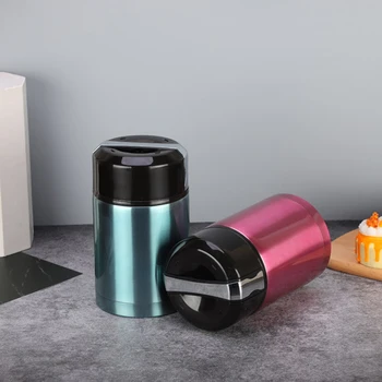 

Large Capacity 1000 ML Thermos Lunch Box Portable Stainless Steel Food Soup Containers Vacuum Thermos Lunch Box for hot food