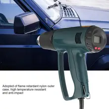 Пневматический 220 в 2000 Вт тепловой пистолет промышленный электрический горячий воздушный пистолет комплект 50-600 градусов тепловые пистолеты термоусадочная обмотка воздуходувка нагреватель ЕС штекер