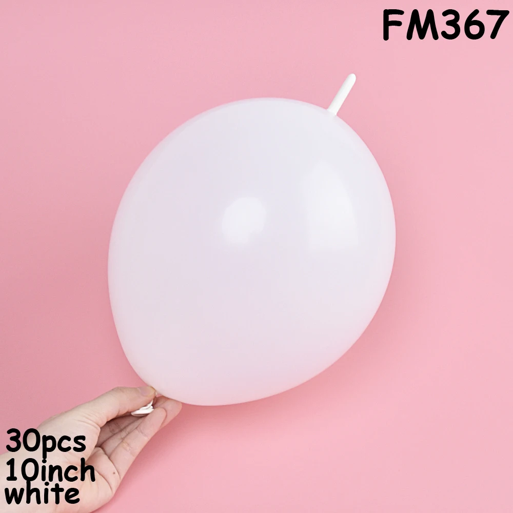 FM367 10/30 шт творческие 10 дюймов латексные воздушные шары с толстой нитью хвосты воздушные шары Сделай Сам СЕТЬ ГИРЛЯНДА ссылка одежда для свадьбы, дня рождения фон Настенный декор - Цвет: FM367