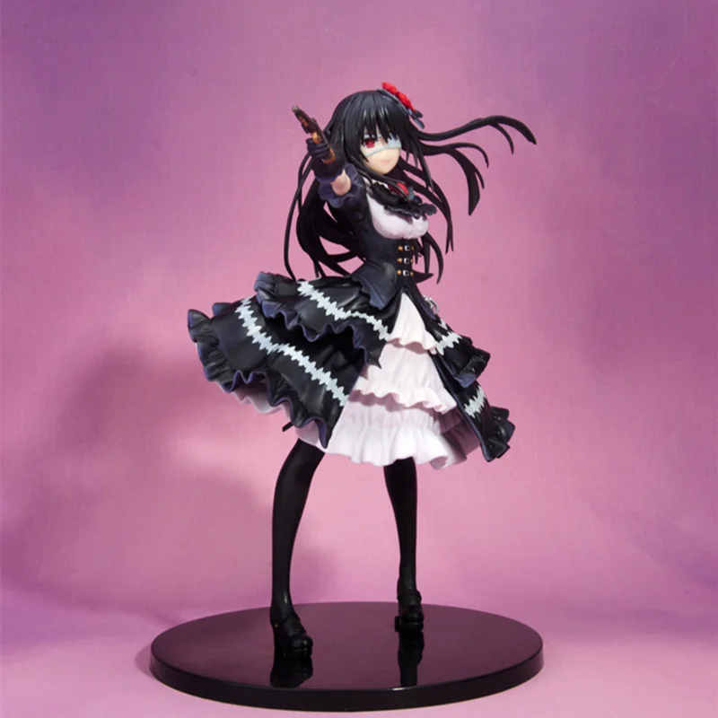 Аниме Дата живой Tokisaki Kurumi кошмар 30th Ver ПВХ фигурка Коллекционная модель игрушки куклы 25 см