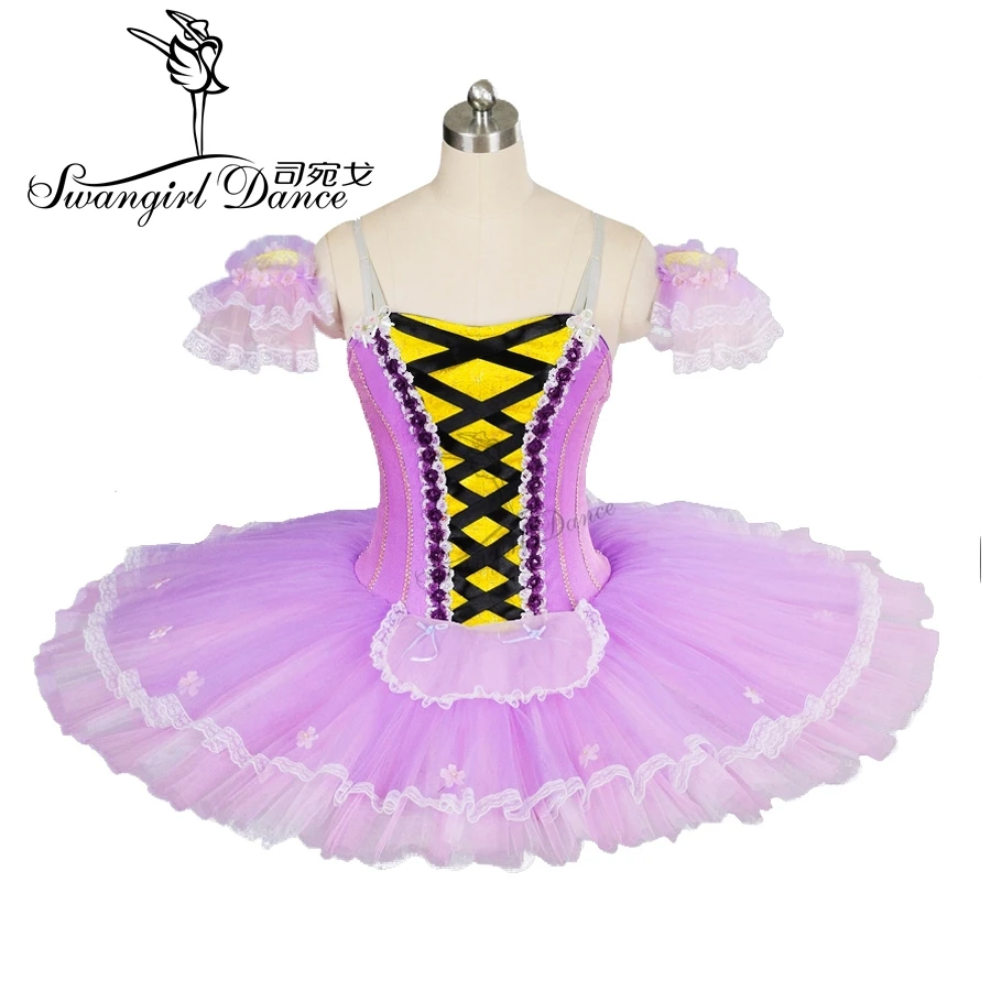 Светильник фиолетовый балетный пачка для девочек, профессиональная классическая балетная пачка, танцевальные костюмы для выступлений BT8964B
