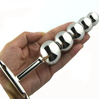 Five Balls Big Metal Butt Beads