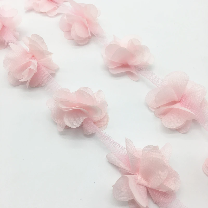 1yard 12pcs Chiffon Fabric for Wedding Dress DIY Sewing