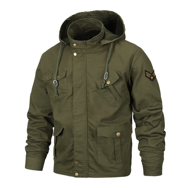 

Men's Wear Will Code Loose Coat Continuous System Leisure Time Male Jacket Male Military Project Dress Jacket Male Wash