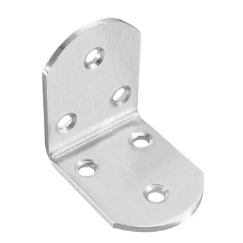 

uxcell Corner Brace Angle Bracket Fastener L Shape 50mmx50mmx38mm,Stainless Steel,Round End 1pcs