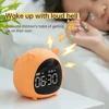 Reloj despertador Digital colorido para niños, para entrenamiento de sueño, repetición y temporizador de temperatura, para dormitorio/mesa/escritorio ► Foto 3/6