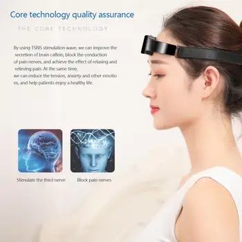 

Electric Head Massager Sleep Monitor Migraine Release Insomnia Relief Stress Device Massager Sleeping Therapy Sleep Therapy L0R1