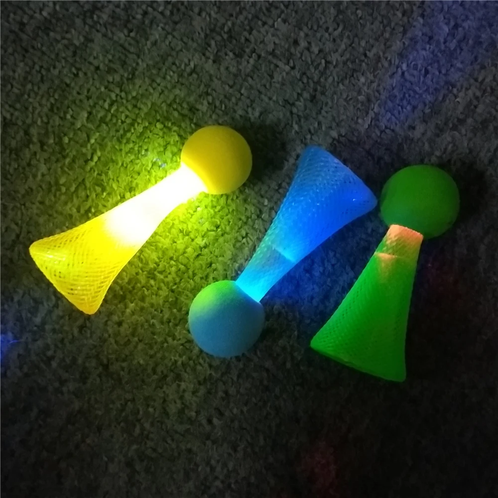 Мигающий шар прыгающая движущаяся играть забавная игрушка для домашних животных Кошки 3,9*9,5 см 3 шт./компл