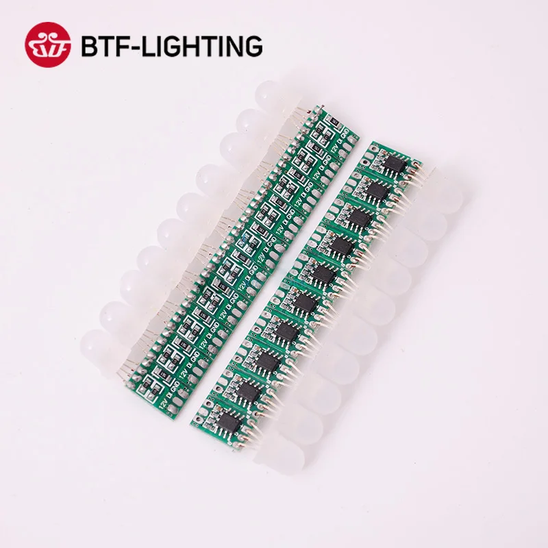 20 шт. 14 мм * 8 F8 DC12V WS2811 IC диффузный RGB светодиодный s для Pixel Светодиодный светильник