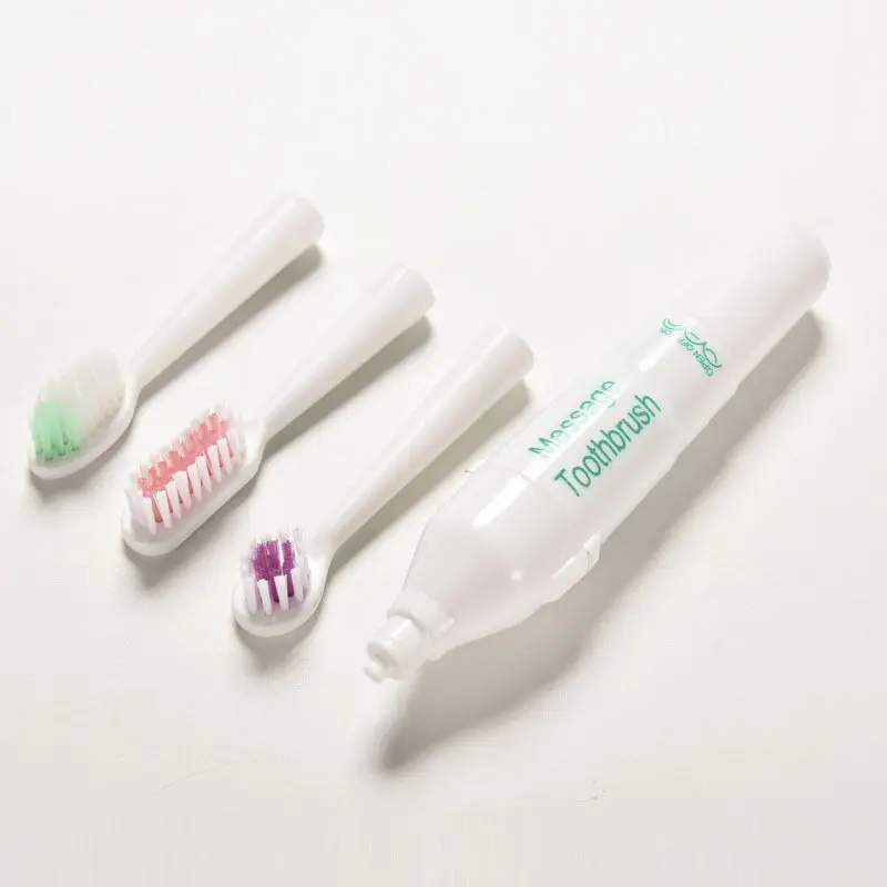 Battery Operated Electric Toothbrush With 3 Brush Heads No Rechargeable Tooth Brush Practical Oral Hygiene Health 2