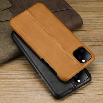 

For iPhone 11 Pro Case Genuine Leather Case For iPhone 11 Pro Max Case Cover Luxury Stitching Phone Cases For iPhone 11 Pro Max