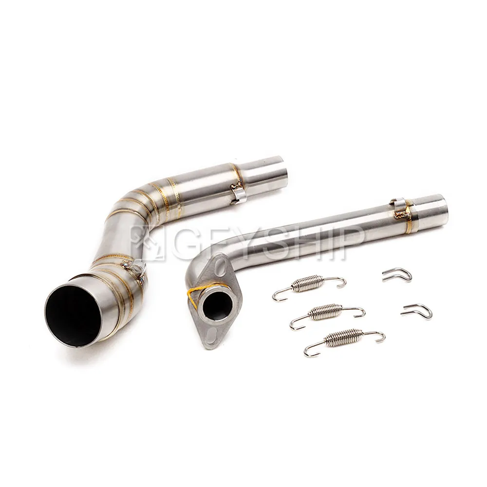 Выхлопная труба для мотоцикла средней звенья для Yamaha NMAX 155 NMAX 125 Nmax155 Nmax125 мото выхлопная система аксессуары для мотоциклов
