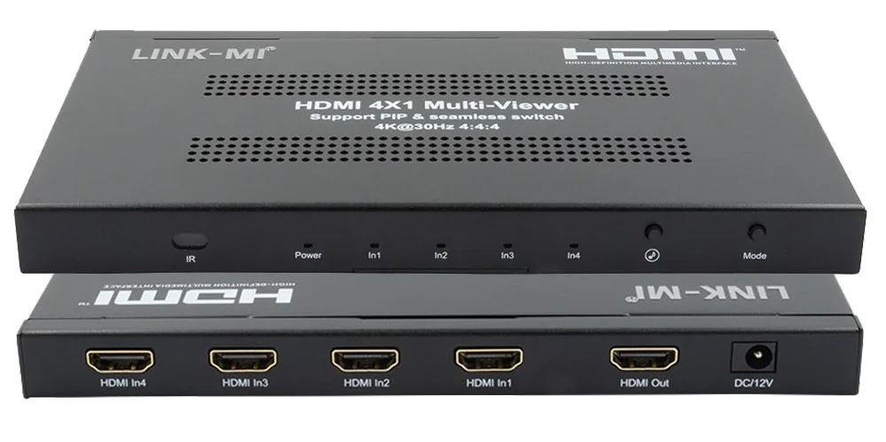 Link Mi Hdmi 4x1 Multi Viewer 4k Seamless Quick Switching No Black Screen Up To 4k 30hz Yuv4 4 4 Hdmi 4 In 1 Out Switch Projector Accessories Aliexpress