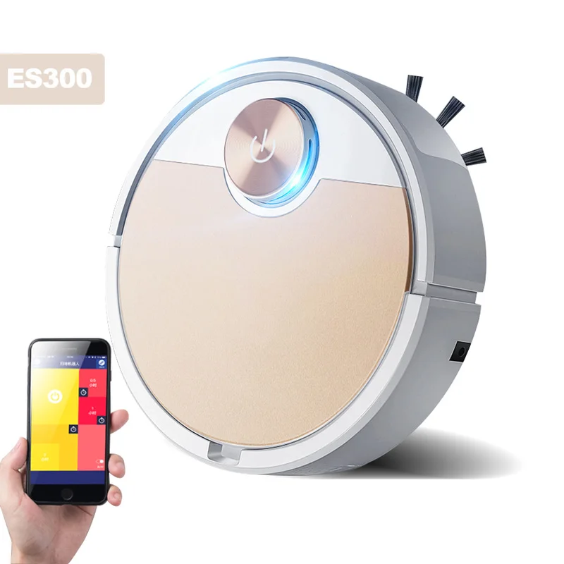 US $33.56 ES06 Smart Robot Vacuum Cleaner Mobile Phone APP Remote Control Automatic Vaccum Cleaner For Home Dust Removal Cleaning Sweeper