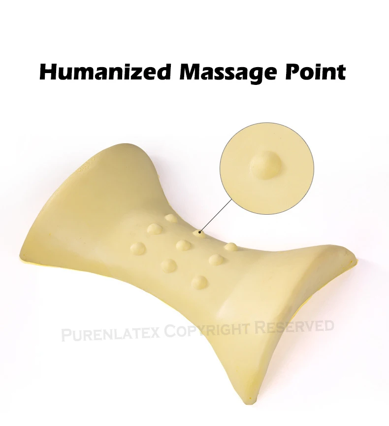 Description Picture 5 of itemPurenLatex Memory Foam Orthopedic Bedding Pillows Waist Back Support Cushion Slow Rebound Pressure Pillow for Pregnant Women