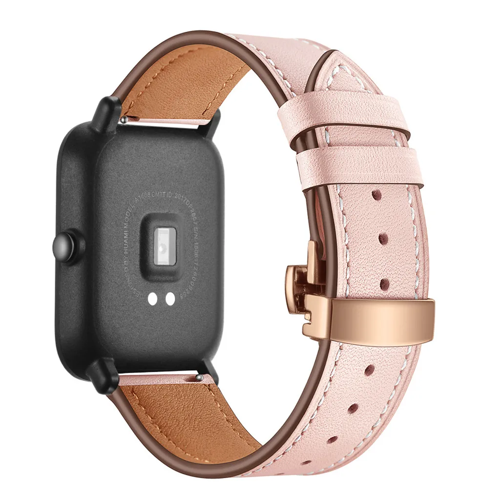 Для samsung galaxy watch QuickRelease мягкий Премиум кожаный ремешок сменный ремешок для Huami Amazfit Bip для amazfit bip ремешок