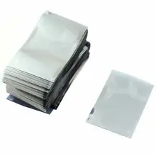 500 x прозрачный серый открытый верх антистатические защитные сумки 8 см x 12 см для печатной платы