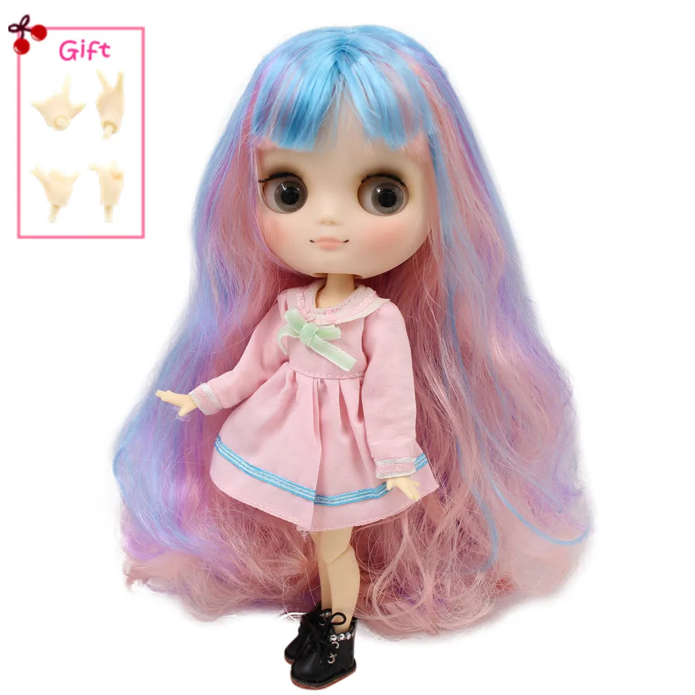 Кукла шарнирная кукла Middie Blyth № BL1010/7216/6227 голубые смешанные фиолетовые и розовые