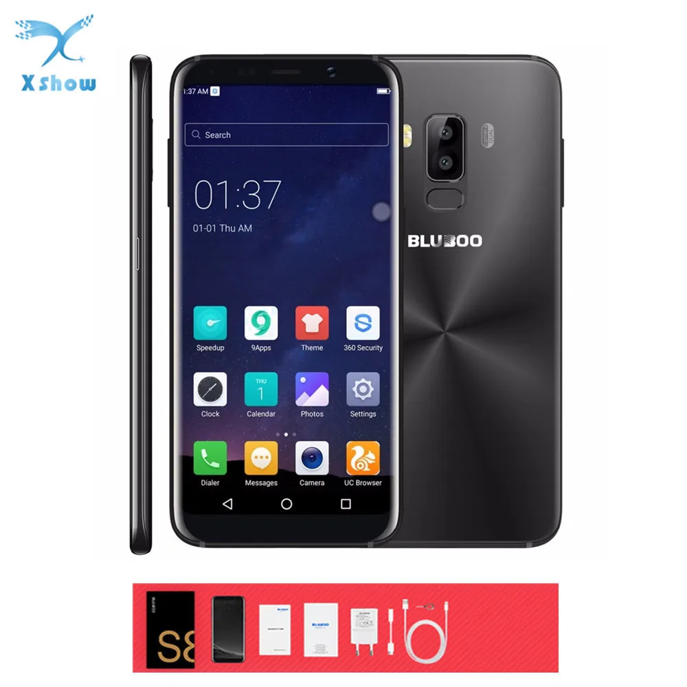 100% оригинал Bluboo S8 5 7 ''полный дисплей 4G смартфон 3 ГБ ОЗУ 32 Гб ПЗУ MTK6750 Android 0