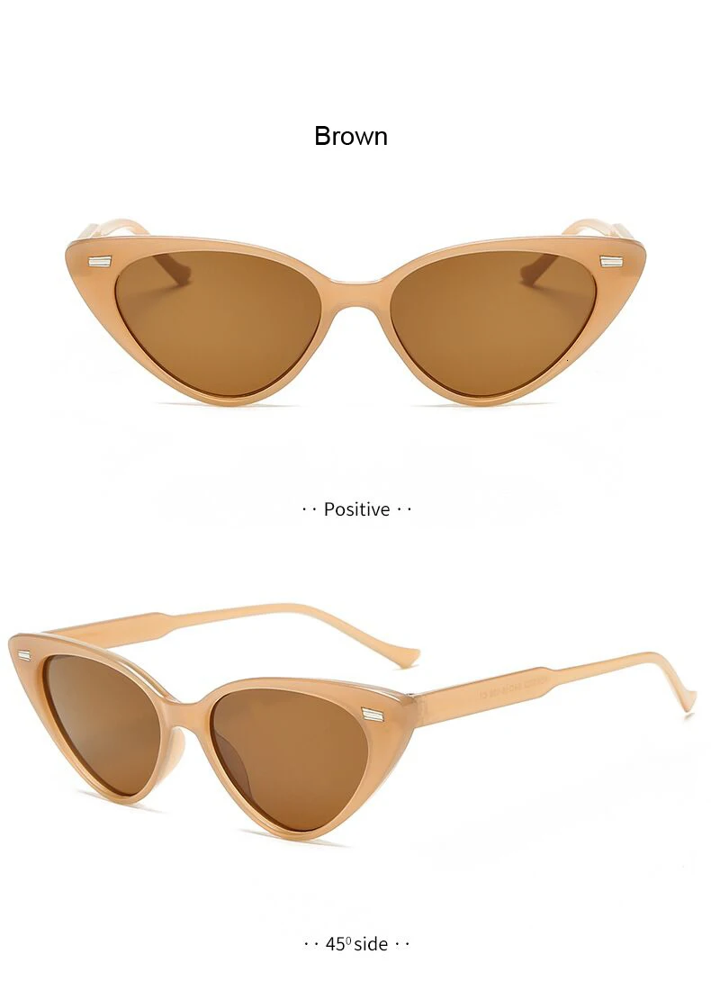Новое поступление модные солнцезащитные очки кошачий глаз женские брендовые дизайнерские ретро женские солнцезащитные женские очки оculos De Sol Feminino UV400