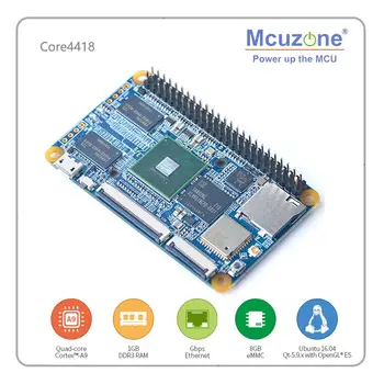 

Friendlyarm Core4418 S5P4418 Quad Core A9 Industrial Control, Monitoring Systems, Portable Devices, Robots, IoT Core4418