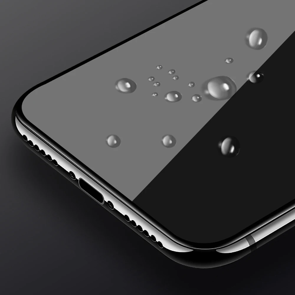 Защитное стекло с полным покрытием для iPhone X XS Max XR 7 Plus 8 6 6S 3 шт.|Защитные стёкла и