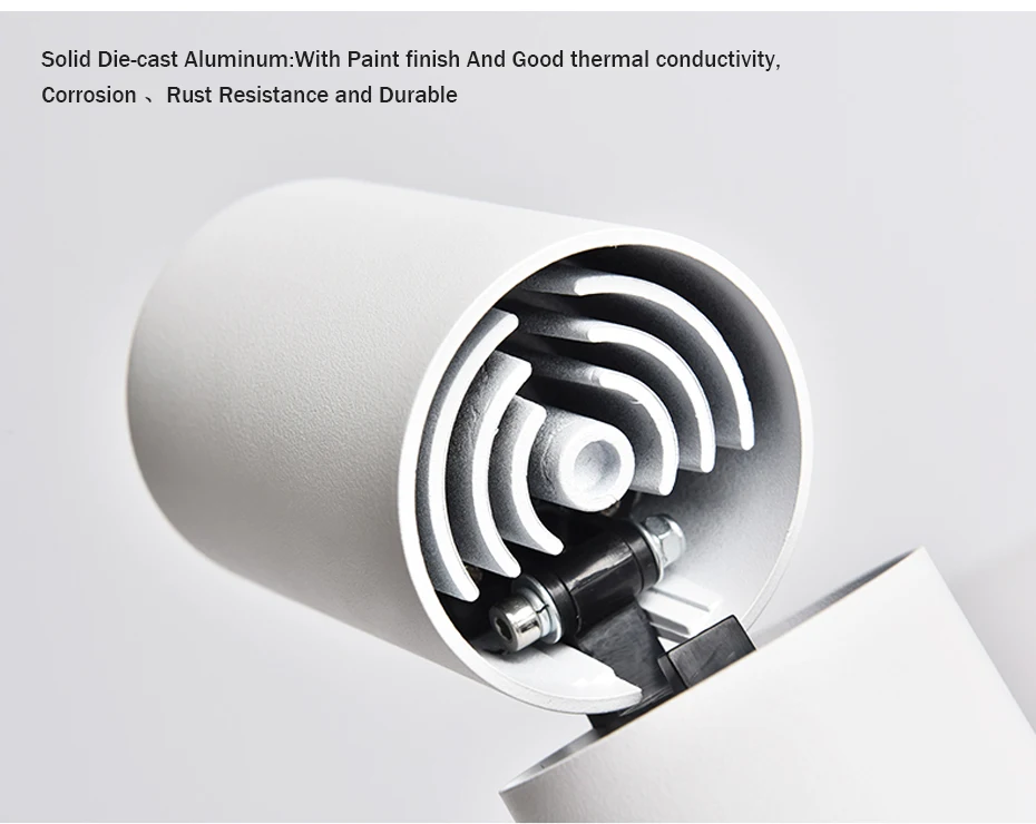 Conduziu a Luz de Exposição da Sala de Estar do Ponto do Teto Rotatable Downlight Regulável Recessed 7 w 12 Ac110v 220 v do Teto 360 ° Led Cob 8 recessed downlight 7 w 12 w ac110v