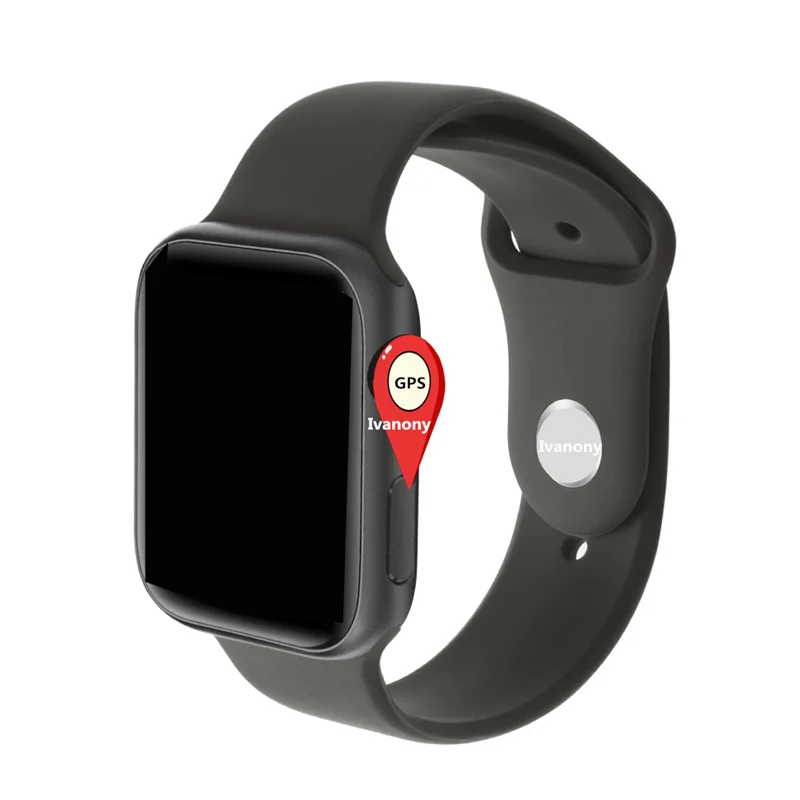B IWO 11 Смарт часы серия 5 gps Smartwatch 44 мм IWO11 монитор сердечного ритма погода дисплей Whatsapp сообщение напоминание PK IWO 10 9 8 - Цвет: B